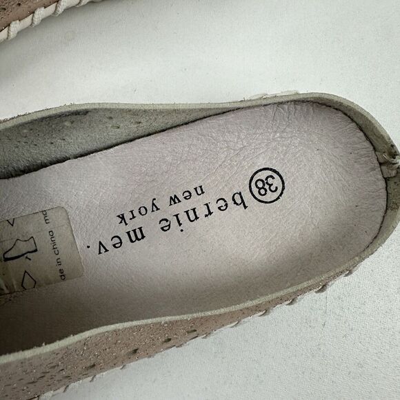 Bernie Mev New York TW168 Rose Gold Metallic Mule Slip On Size 38 (7.5-8) - Picture 4 of 11